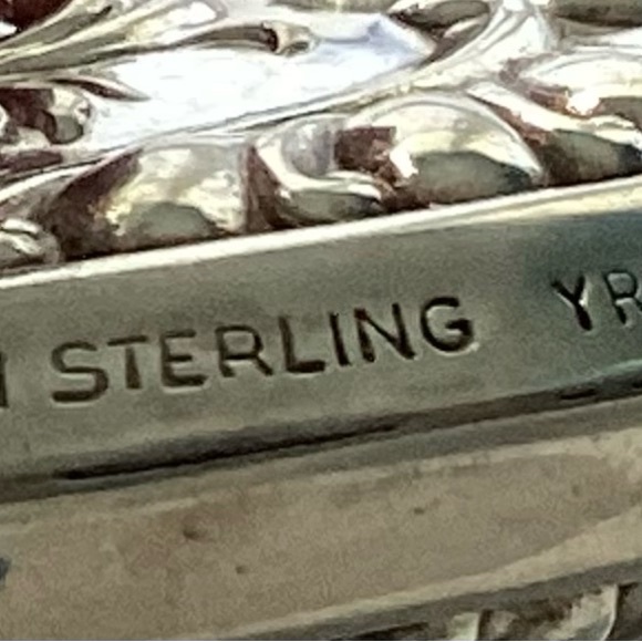 Vintage Silver Heart Ornament - Picture 5 of 5